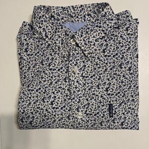 NWOT Ben Sherman Navy Floral Men's Shirt Size XL